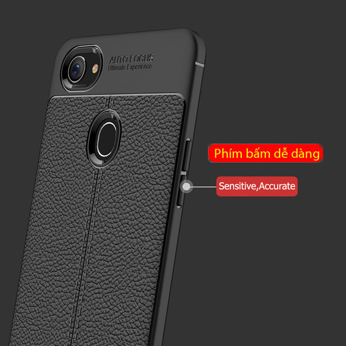 Ốp lưng Oppo F7 LT Leather Design Case vân da - sang trọng 4